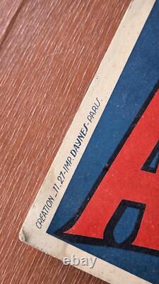 Moutard Amora Very Rare Vintage Cardboard Advertising