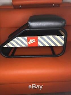 NIKE Fitting STOOL Vintage RARE Display 1980s or 90s Collectible Advertising