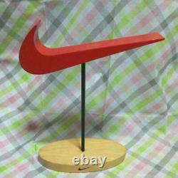 NIKE Store Design Swoosh Display Vintage Object Stand 90's Size 36x29x25cm Rare