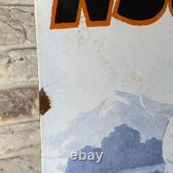 NSU Enamel Sign 19.7x14.6 (50x37cm) Rare Vintage Collector Bike Porcelain Decor