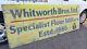 Near 8 FT Rare Vintage Wooden Whitworths Bros Ltd Sign