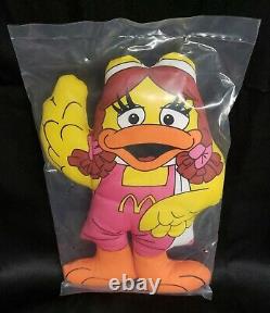 New Unopened Rare Collection McDonalds Stuffed Pillow Mascots Vintage 1987