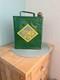 Nice Restored Vintage 1929 POWER Petrol Can In Green Yellow And Grey Rare