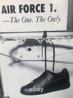 Nike Vintage Rare Air Force 1 Double Sided Metal Advertising Display, Rare