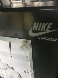Nike Vintage Rare Air Force 1 Double Sided Metal Advertising Display, Rare
