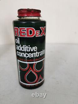 ORIGINAL Vintage Rare Redex Oil Can Jug Dispenser & REDEX Additive Concentrate