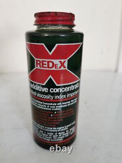 ORIGINAL Vintage Rare Redex Oil Can Jug Dispenser & REDEX Additive Concentrate