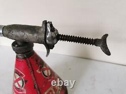 ORIGINAL Vintage Rare Redex Oil Can Jug Dispenser & REDEX Additive Concentrate