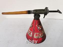 ORIGINAL Vintage Rare Redex Oil Can Jug Dispenser & REDEX Additive Concentrate