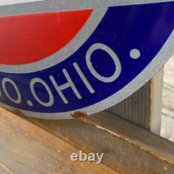 OVERLAND Enamel Sign 15.7x11.8 (40x30cm) Rare Nice Vintage Garage Service Decor