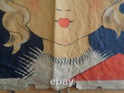 Oh Limoges Rare Vintage Advertising Poster Porcelain