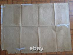 Oh Limoges Rare Vintage Advertising Poster Porcelain
