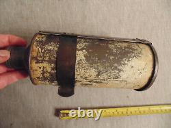 Oil Can With Bulkhead Firewall Holder Mobiloil Mobil Rare Vintage Unusual