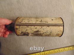 Oil Can With Bulkhead Firewall Holder Mobiloil Mobil Rare Vintage Unusual