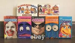 Old Vintage Rare 1970s McDonaldland Cookies Box Display McDonalds Cookie Boxes