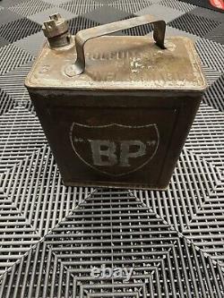 Old Vintage Rare BP Petrol Can with BP Cap Dated May 1930