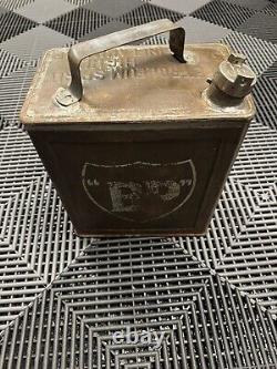 Old Vintage Rare BP Petrol Can with BP Cap Dated May 1930
