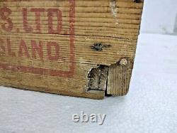 Old Vintage Rare Lifebuoy Soap Adv. Wooden Storage Box / Crate, England