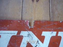 Old vintage INDIA TYRES ALLOY Sign VERY RARE