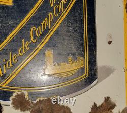 Original 1930's Old Vintage Rare Cigarette Porcelain Enamel Sign Board, LONDON