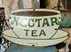 Original 1940's Old Vintage Rare Nectar Tea Porcelain Enamel Sign Board, LONDON