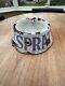 Original Vintage Enamel Advertising Spratts Dog Bowl -Rare Old Bottle Codds Pot