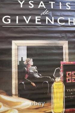 Original Vintage Poster Ysatis de Givenchy Perfume 4x6 ft RARE Collectable 80's