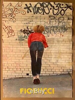 Original Vintage Rare 1978 Fiorucci New Wave Italian Fashion Poster Jeans