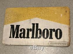 Original Vintage Rare Metal Sign Marlboro Cigarette Tobacco Mancave Advertising