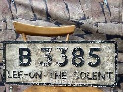 Original Vintage Road Sign LEE-ON-SOLENT 1950/60? FREE POSTAGE? RARE