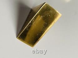 PARKER PEN SIGN Vintage Parker Pen Shop Display Advertising Gold Tone Rare 1980s