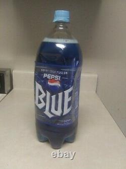 Pepsi Blue 2 Liter RARE Vintage Bottle