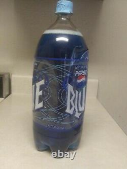 Pepsi Blue 2 Liter RARE Vintage Bottle