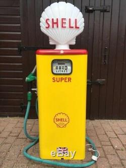 Petrol Pump Vintage Retro Rare Shell Globe Classic Car Garage Tokheim Mancave