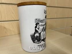 Portmeirion Glazed Stoneware Jar Kitchenalia Fashion Advertising Rare Vintage