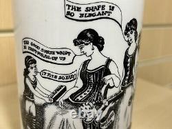 Portmeirion Glazed Stoneware Jar Kitchenalia Fashion Advertising Rare Vintage