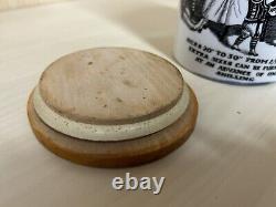 Portmeirion Glazed Stoneware Jar Kitchenalia Fashion Advertising Rare Vintage