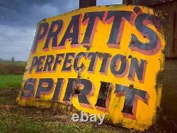 Pratts Perfection Spirit Vintage Original Enamel Rare