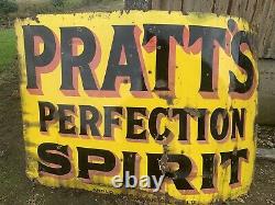 Pratts Perfection Spirit Vintage Original Enamel Rare