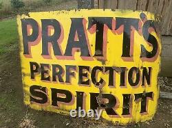 Pratts Perfection Spirit Vintage Original Enamel Rare