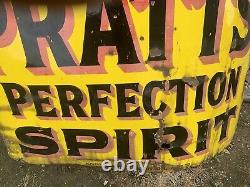 Pratts Perfection Spirit Vintage Original Enamel Rare