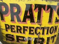 Pratts Perfection Spirit Vintage Original Enamel Rare