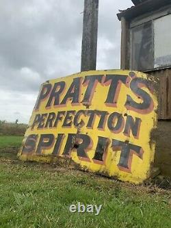 Pratts Perfection Spirit Vintage Original Enamel Rare