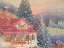 RARE! 1930 Vintage German Plastic DEEP Embossed Calendar Great Prop