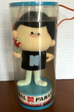 RARE 1960 National Panasonic Boy MascotVintage 6 Advertising Figure Box Japan