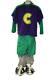 RARE! 90's Chuck E. Cheese Walkaround Costume Mascot Vintage Shirt, Gloves, Legs