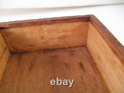 RARE ANTIQUE Vtg AMERICAN WATCH CASE CO Advertising DOVETAIL WOOD BOX 3-5/8