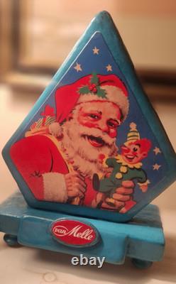 RARE! Christmas Vintage Santa Claus Sinterklass Candy Store Advertising Display