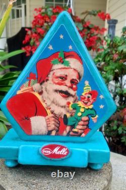 RARE! Christmas Vintage Santa Claus Sinterklass Candy Store Advertising Display