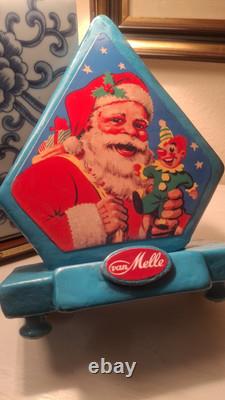 RARE! Christmas Vintage Santa Claus Sinterklass Candy Store Advertising Display